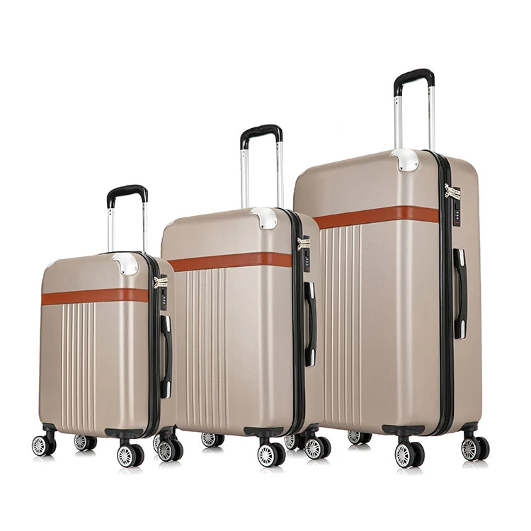 Bagaż retro z paskiem ze sztucznej skóry z ABS